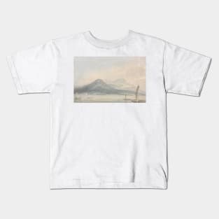 From the Isola Borromena, Lago Maggiore by J.M.W. Turner Kids T-Shirt